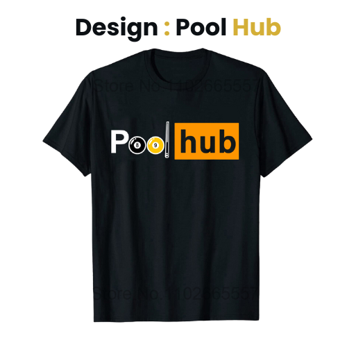 T-shirt Pool Passion 1+1 GRATUIT -50%