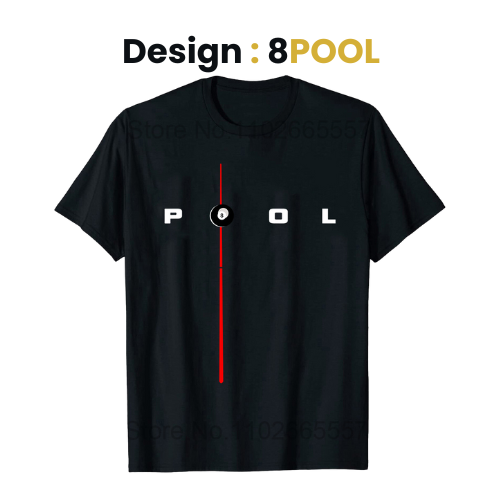 T-shirt Pool Passion 1+1 GRATUIT -50%