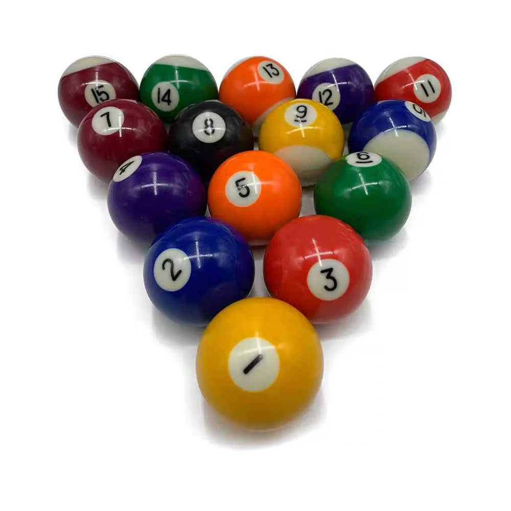 Resin Billiard Ball Set